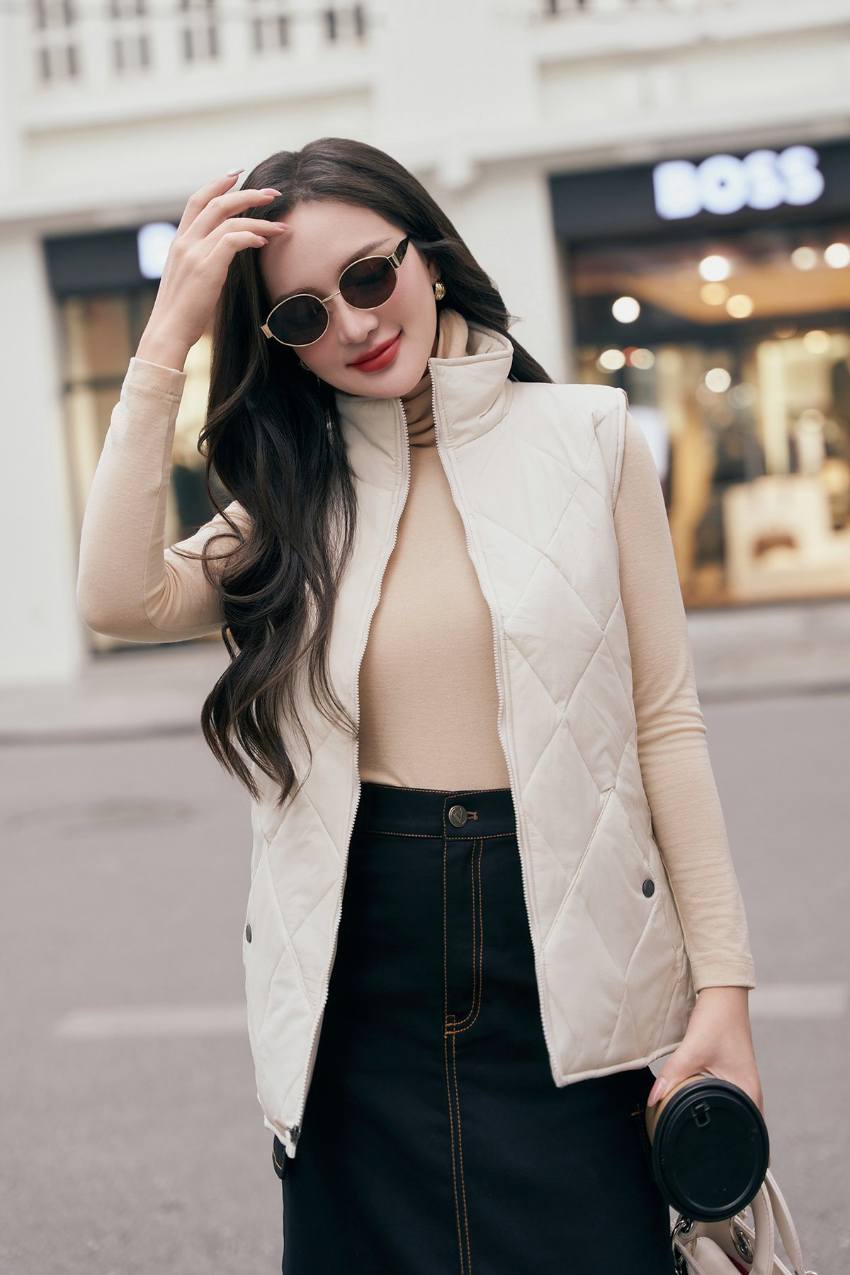 Áo cổ lọ dành cho mùa thu đông