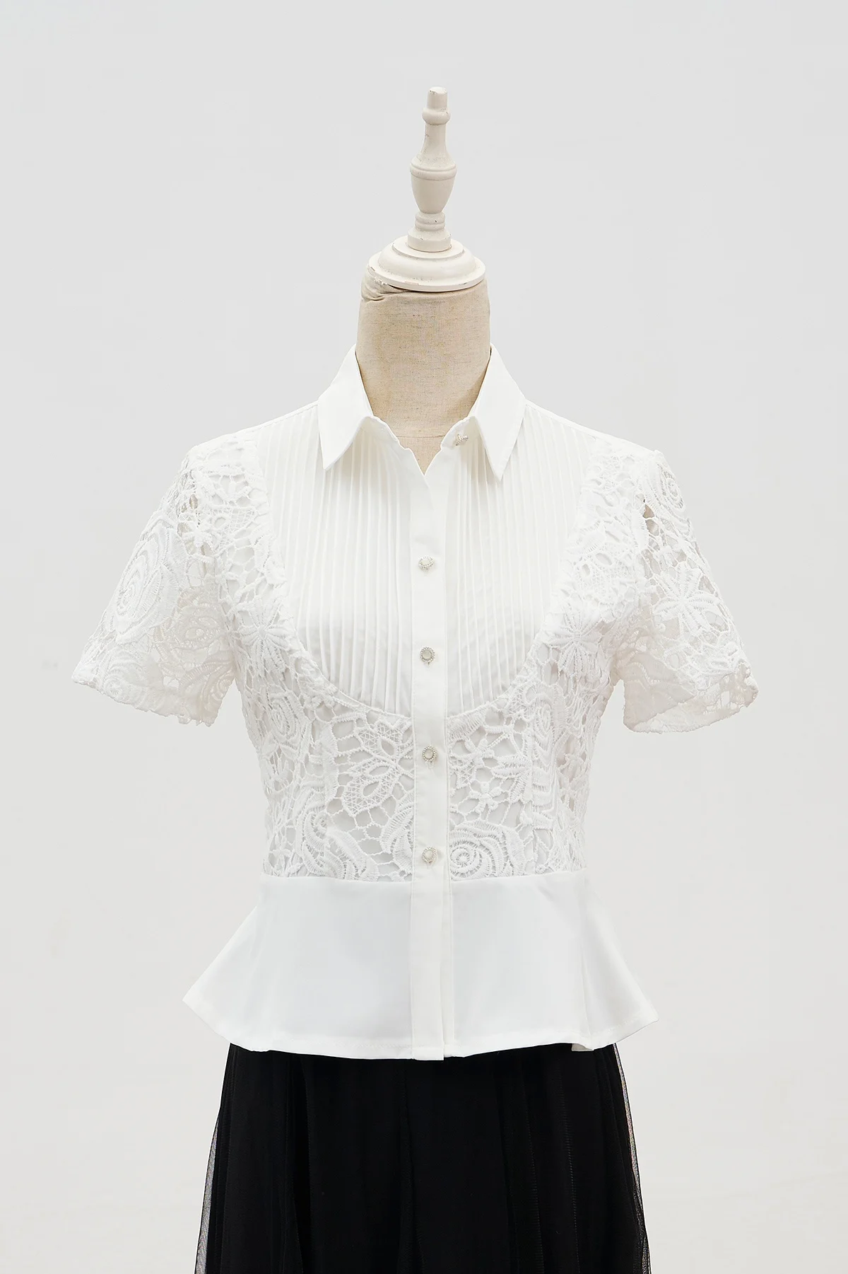 Áo phối ren sang chảnh