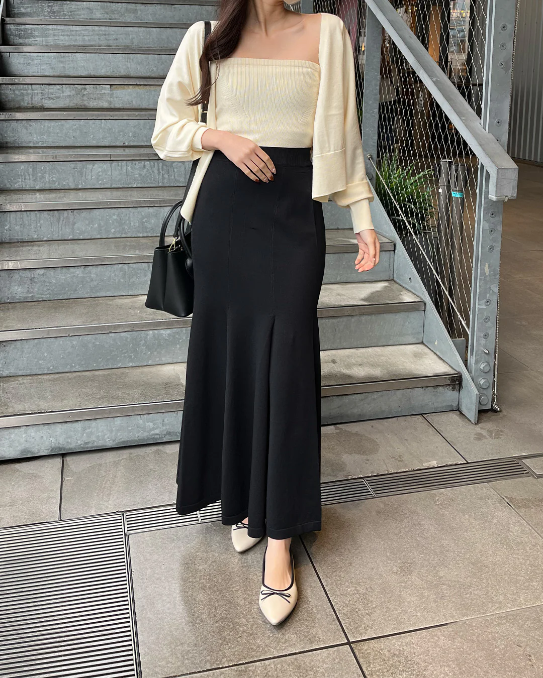 Chân váy đuôi cá dáng dài được yêu thích theo thời gian