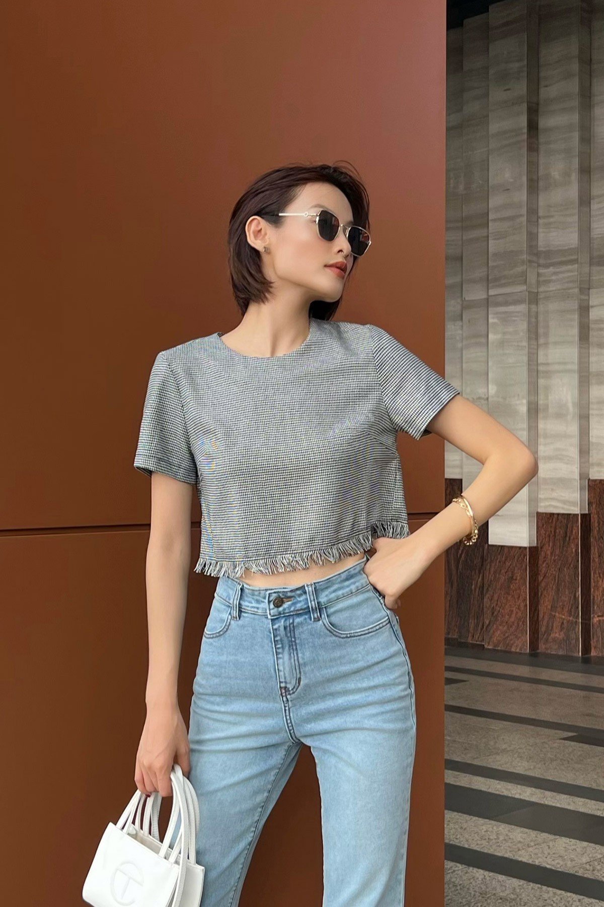 Áo croptop cá tính