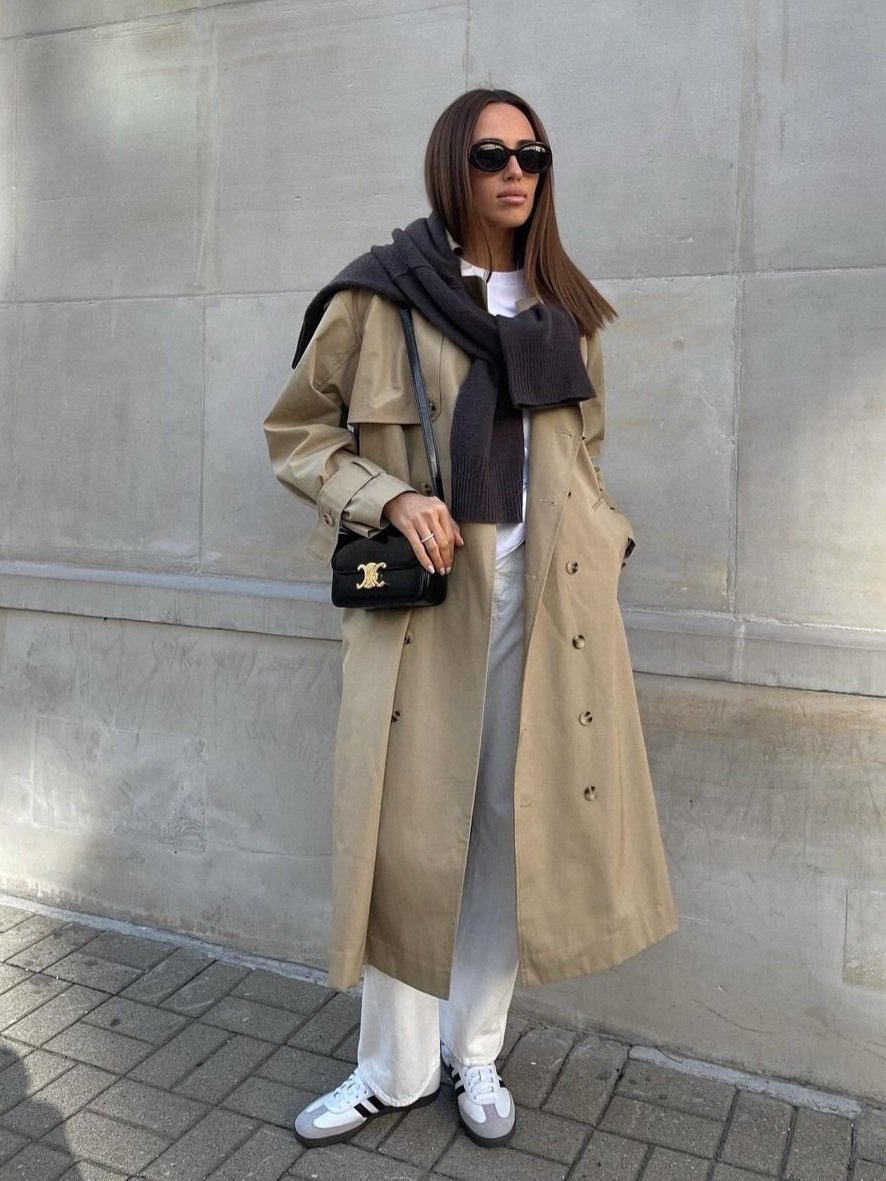 Áo khoác trench coat thời thượng