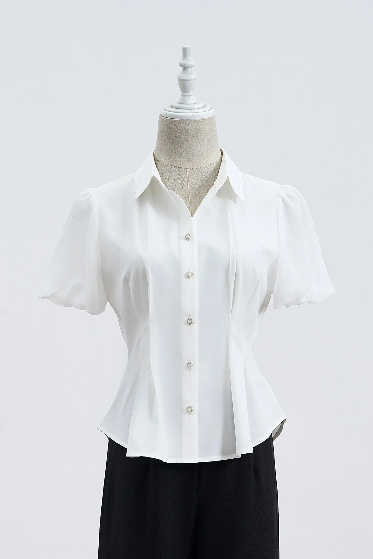 Áo sơ mi peplum điệu đà