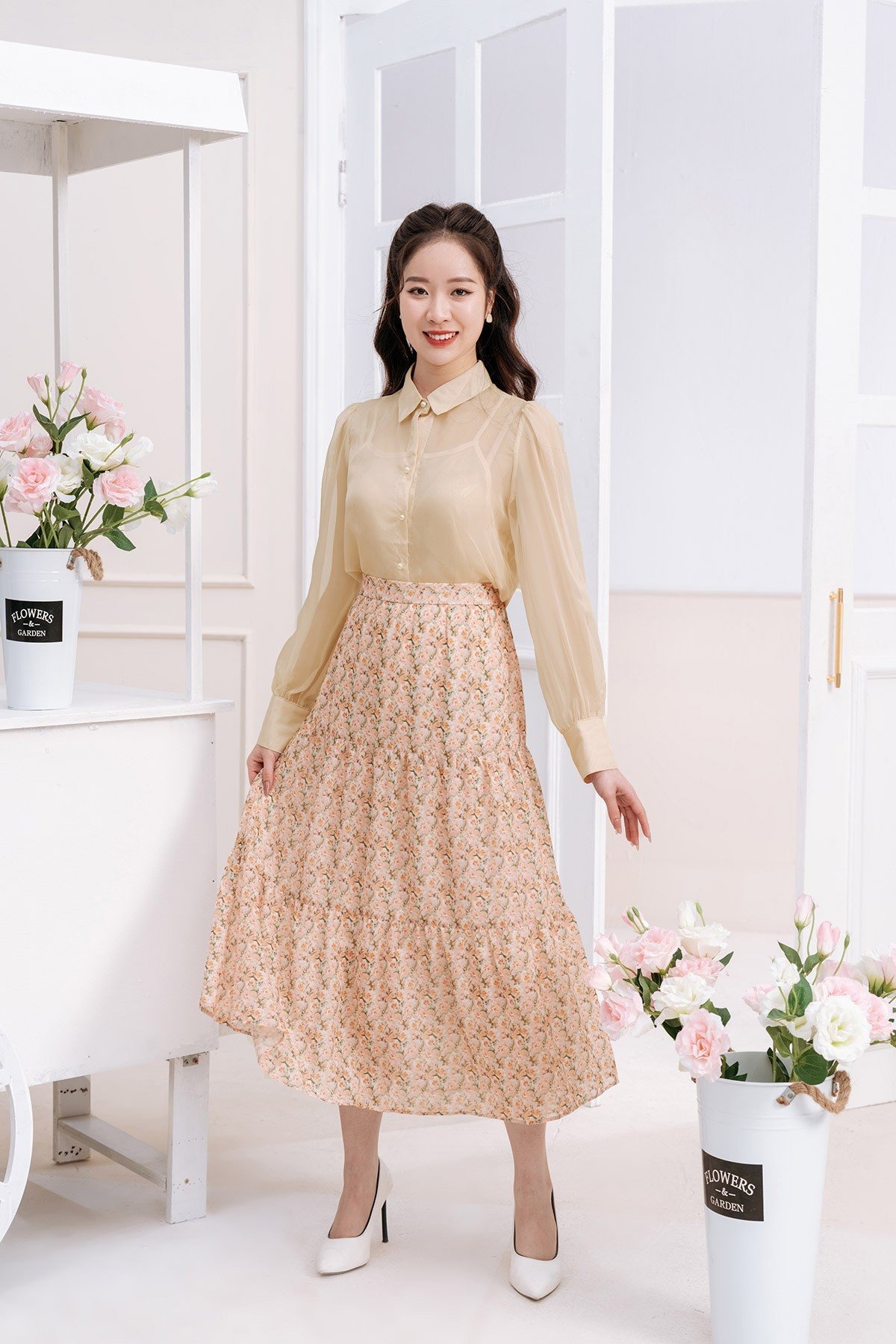 Các dịp mặc chân váy tầng