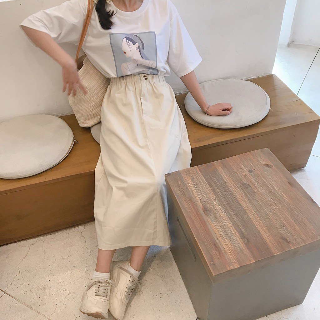 Chân váy dài Hàn Quốc