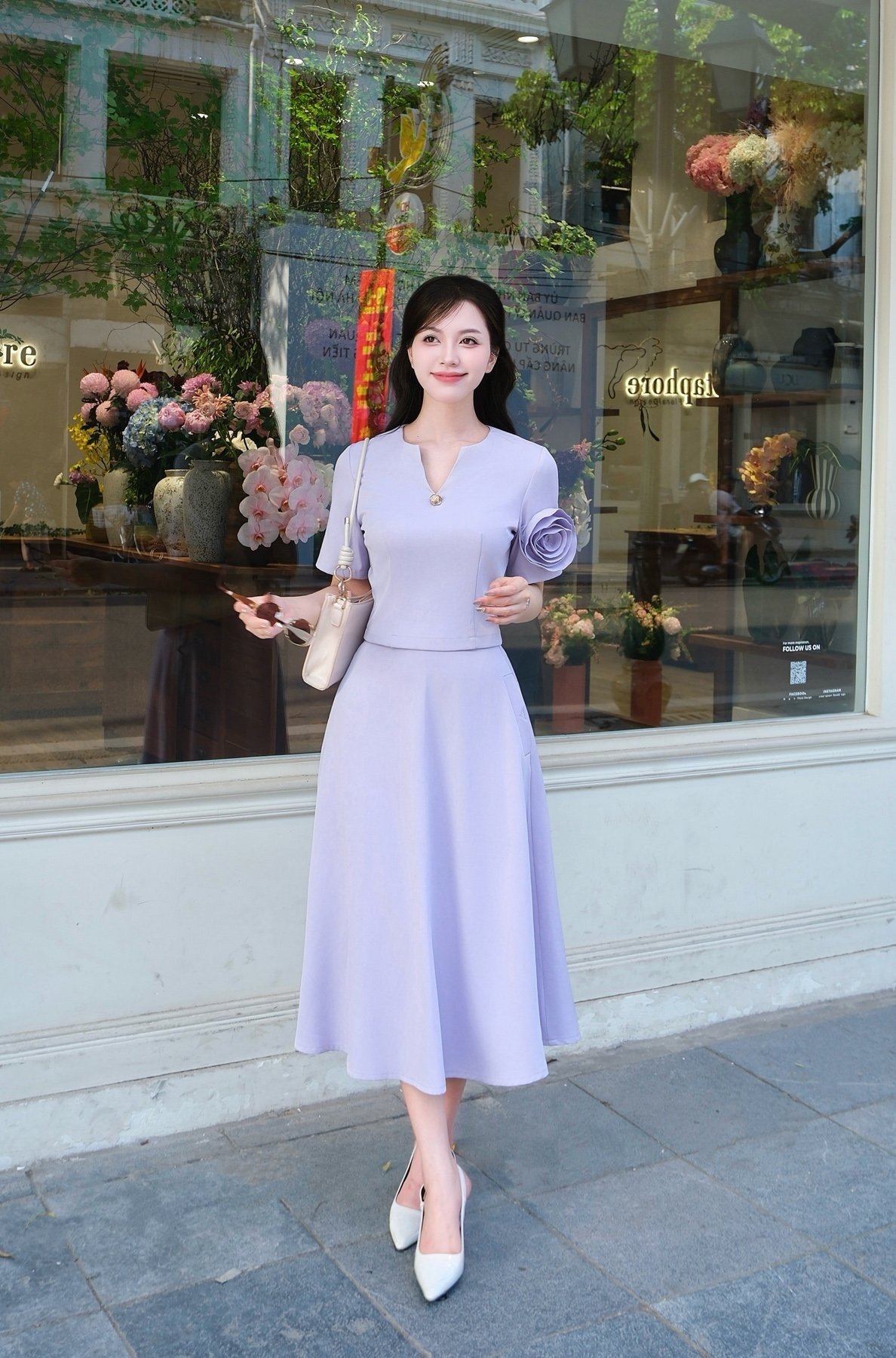 Chân váy dài đẹp sang trọng