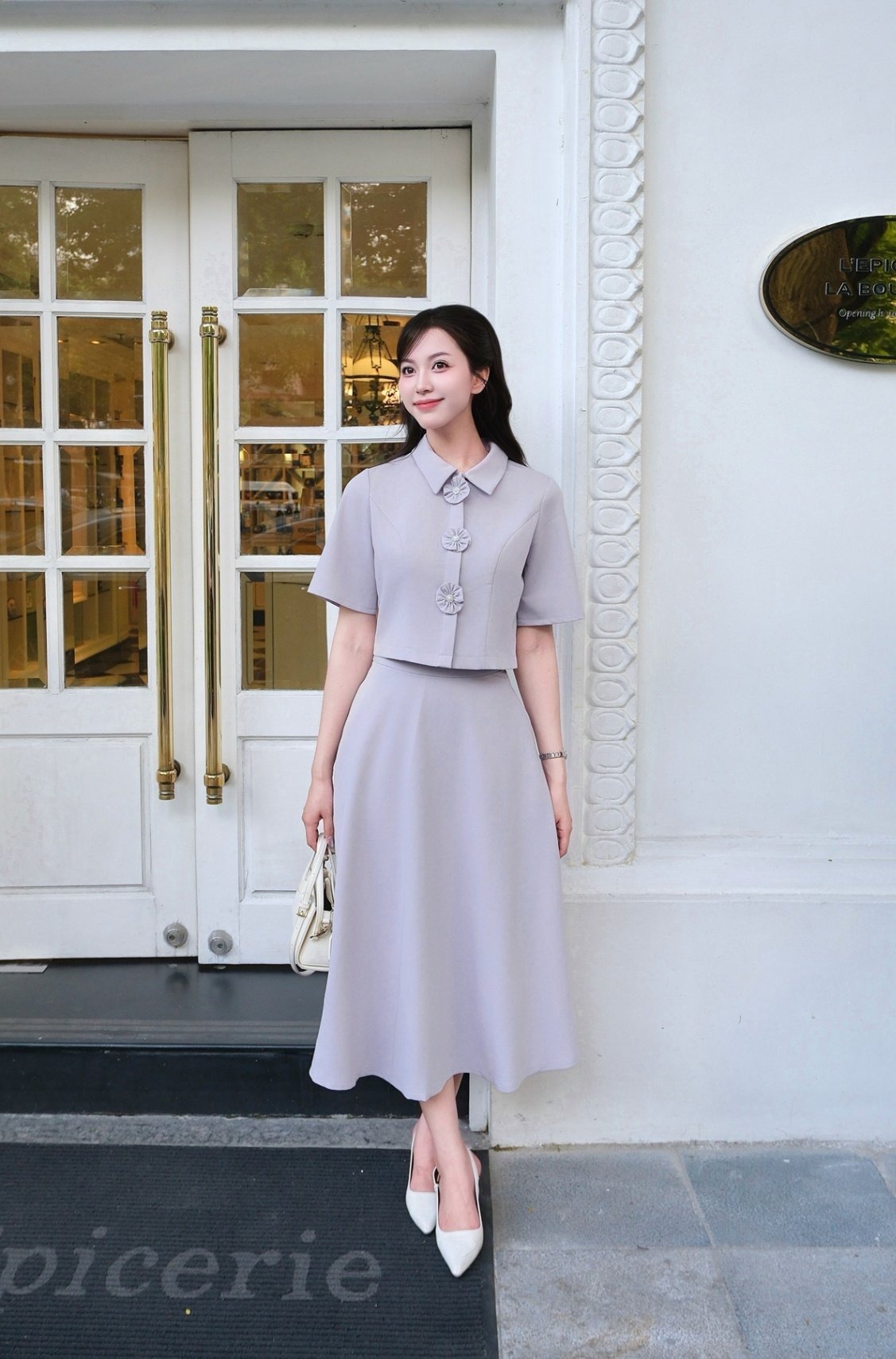 Chân váy xòe công sở đẹp