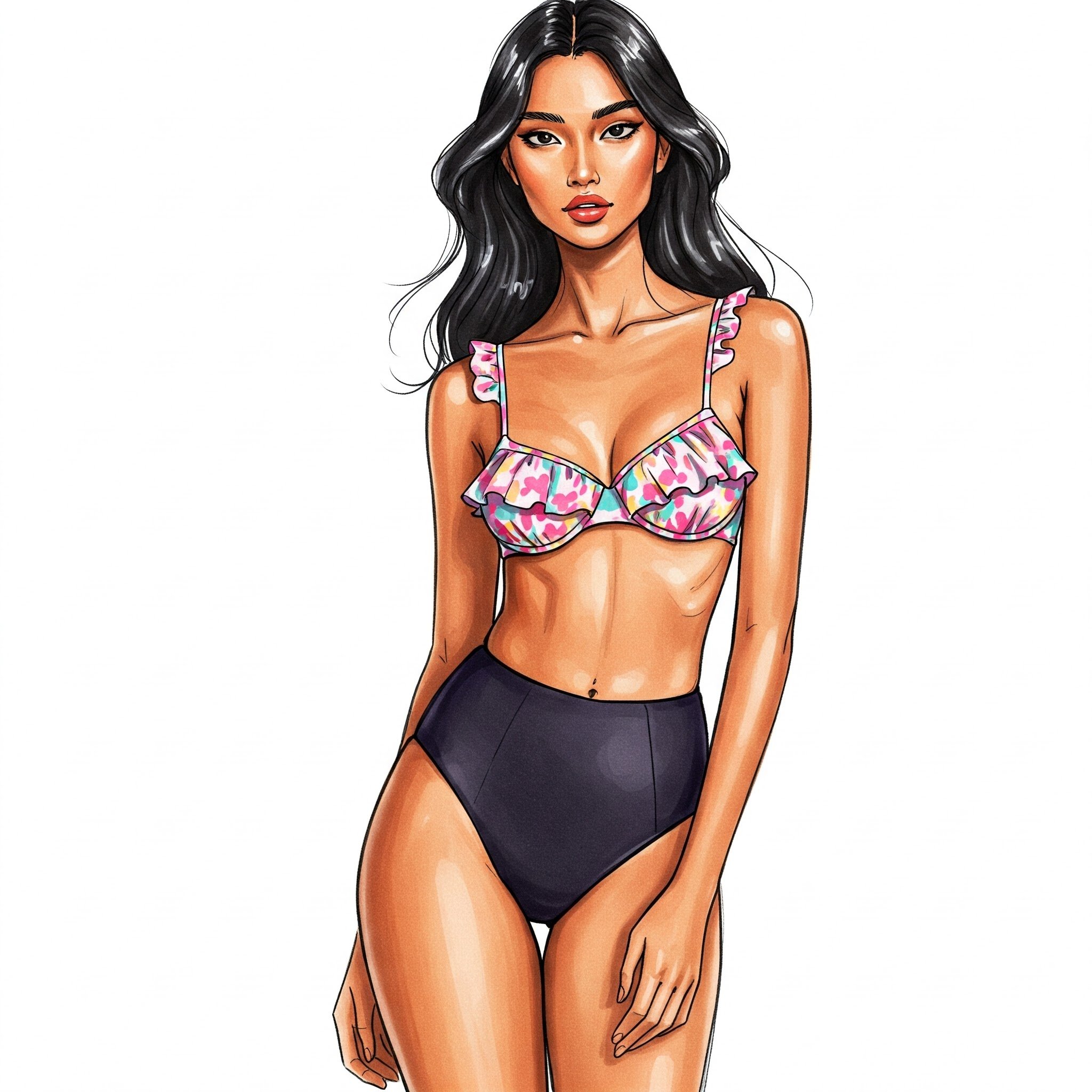 Chọn bikini cho dáng người quả lê