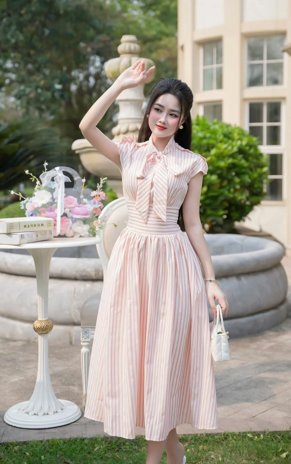 Chọn đầm xòe đi tiệc cưới