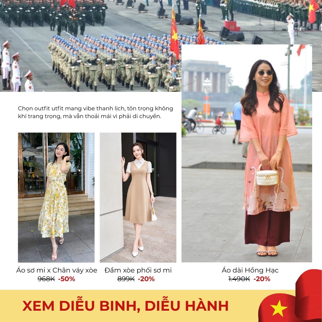 Đi xem diễu binh diễu hành