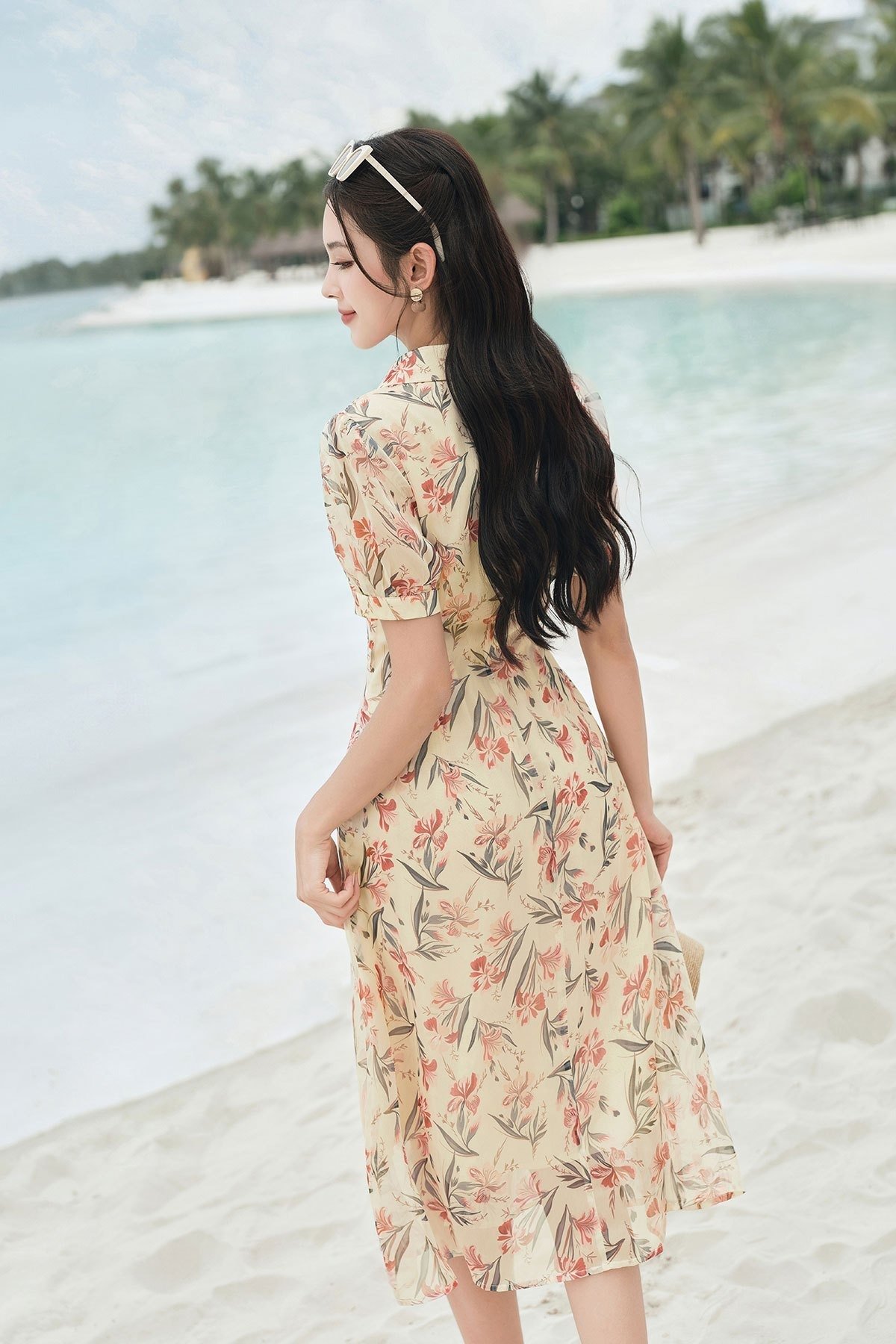 Hướng dẫn chụp ảnh đi biển với đầm maxi