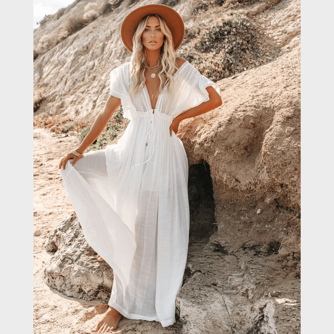 Phối đồ đi biển phong cách boho