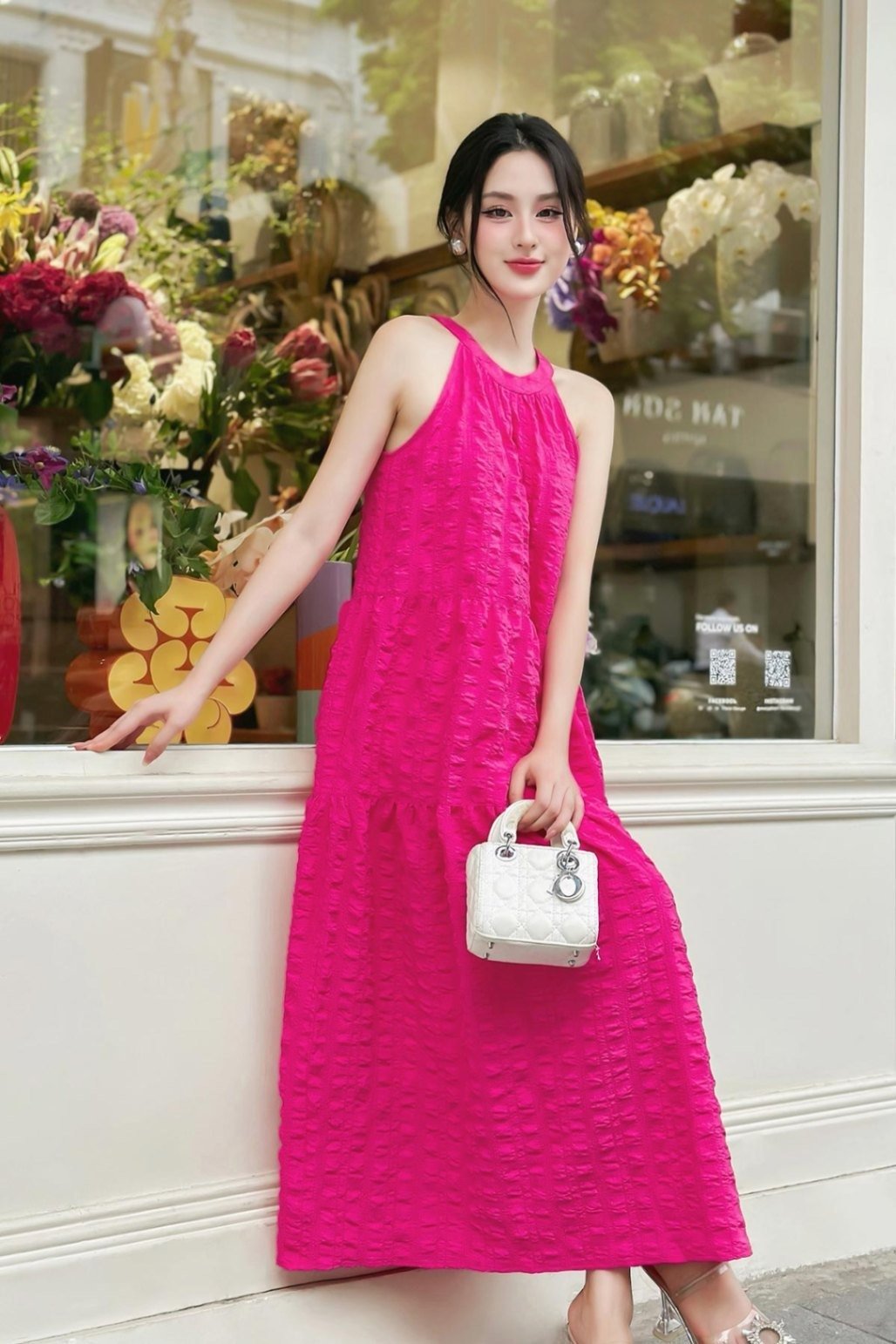Phối đồ đẹp với váy tầng