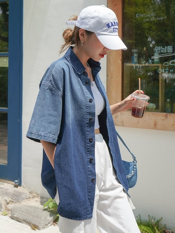 Phối layer với sơ mi tay ngắn