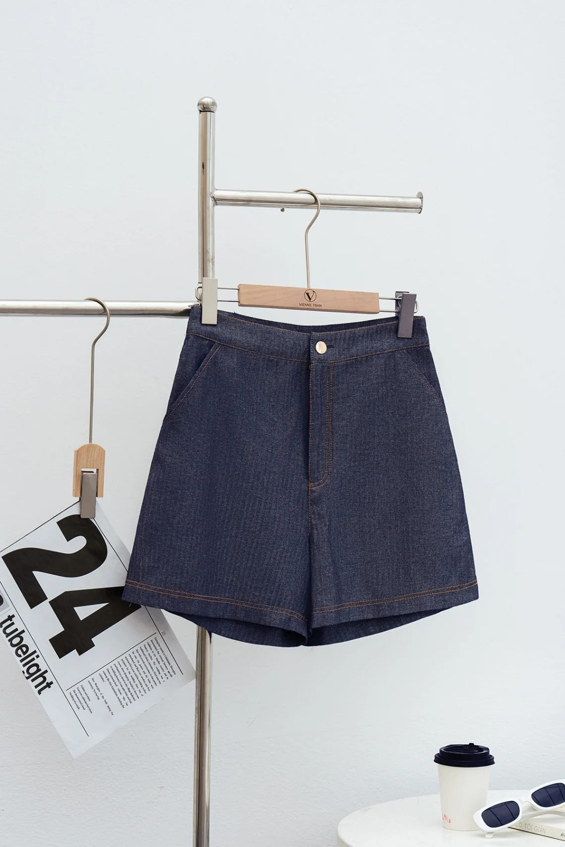 Quần đi biển nữ kiểu quần short denim