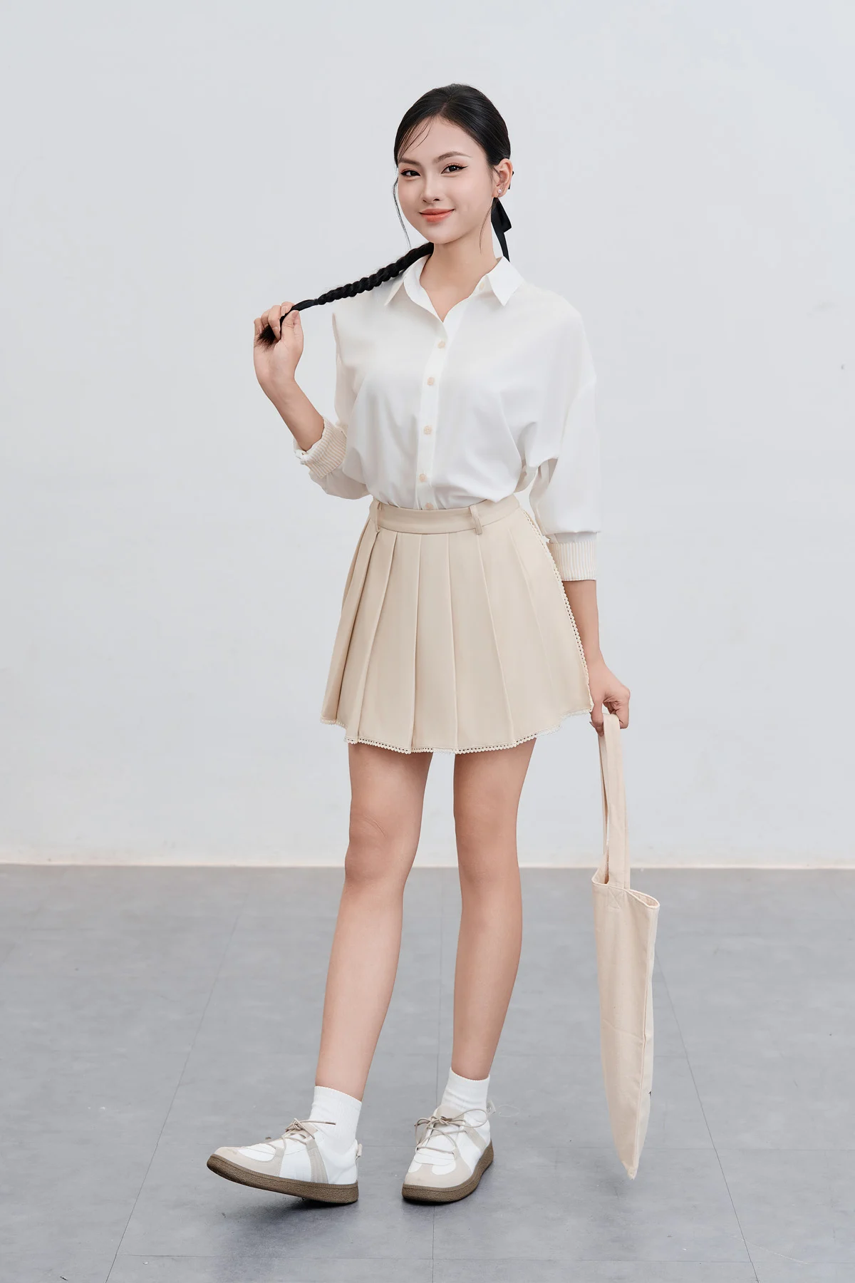 Quần short giả váy