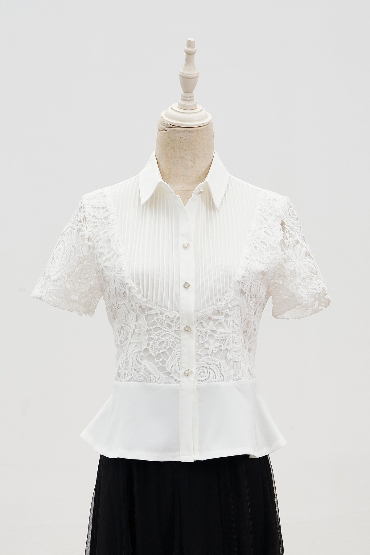 Sơ mi peplum kiểu cách