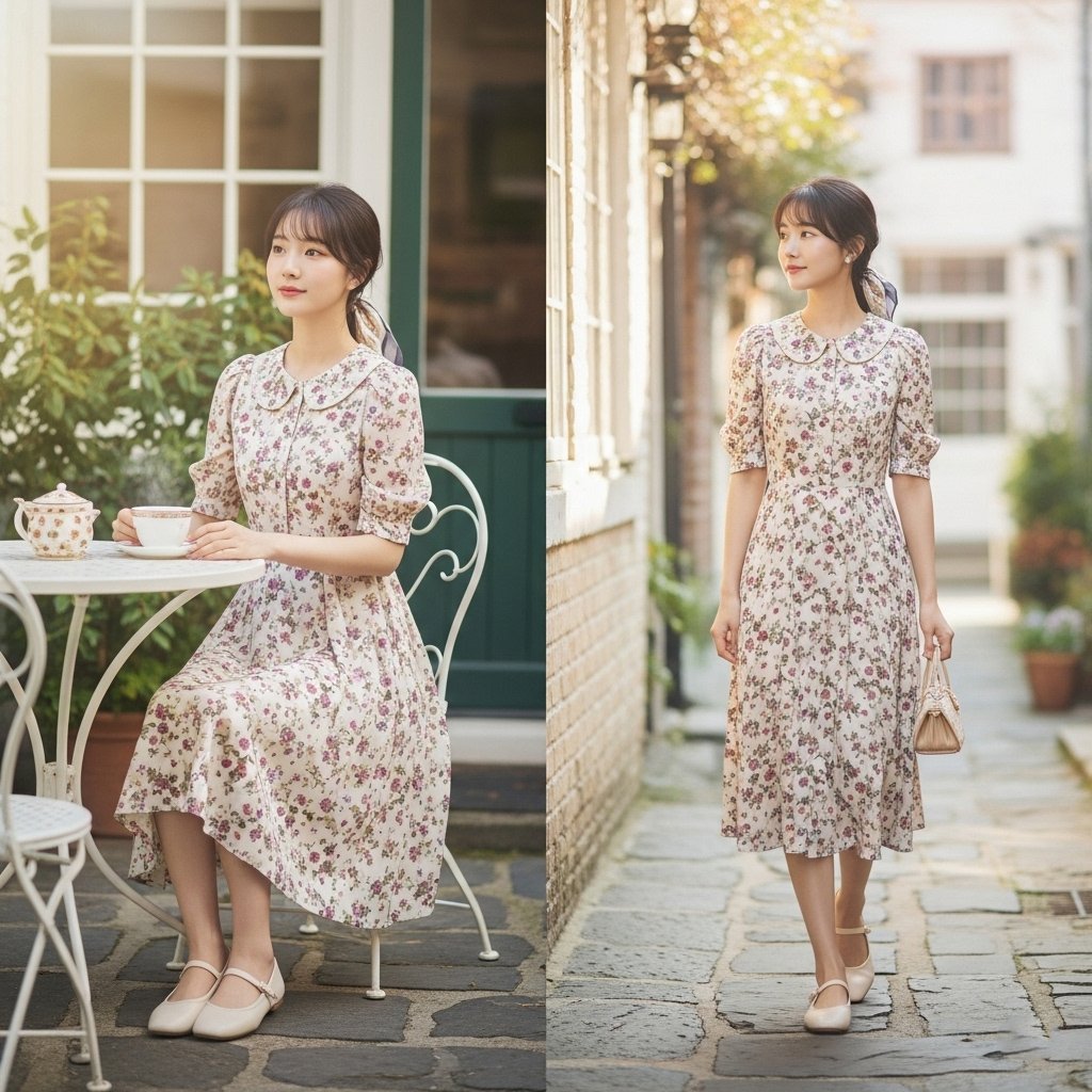 Phối đồ vintage trẻ trung