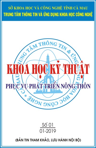 Bản tin khoa học kỹ thuật phục vụ phát triển nông thôn tháng 01 năm 2019