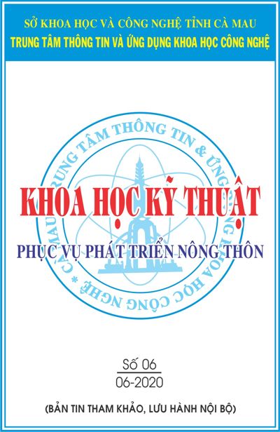 Bản tin khoa học kỹ thuật phục vụ phát triển nông thôn tháng 06 năm 2020.