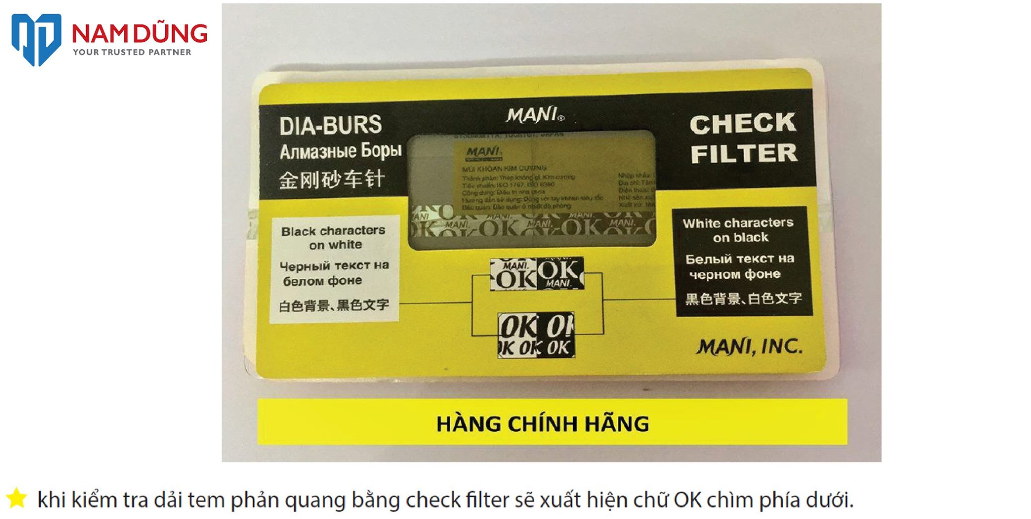 HƯỚNG DẪN PHÂN BIỆT SẢN PHẨM MANI THẬT - NHÁI