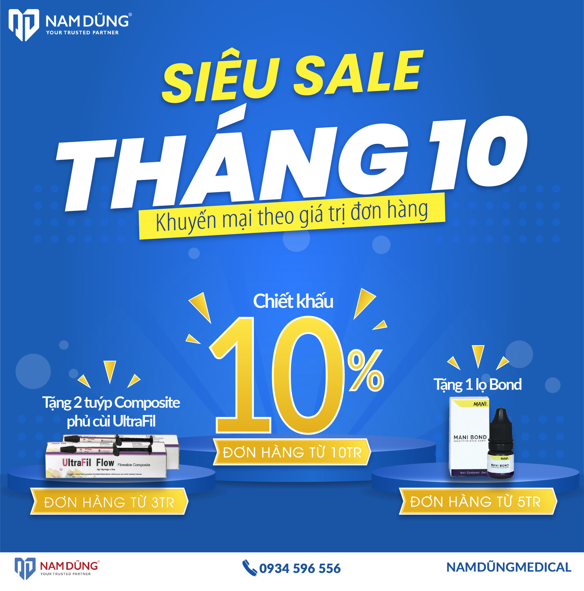 SIÊU SALE THÁNG 10 - NGẬP TRÀN ƯU ĐÃI !!