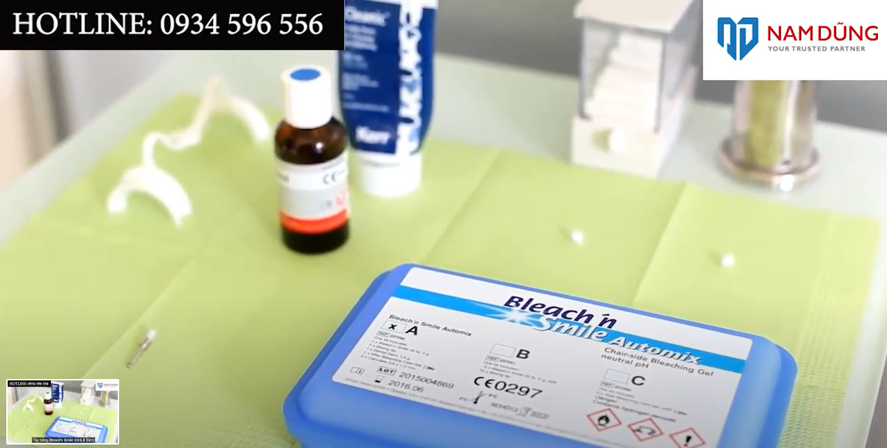 TẨY TRẮNG RĂNG TẠI PHÒNG KHÁM - BLEACH'N AUTOMIX SMILE