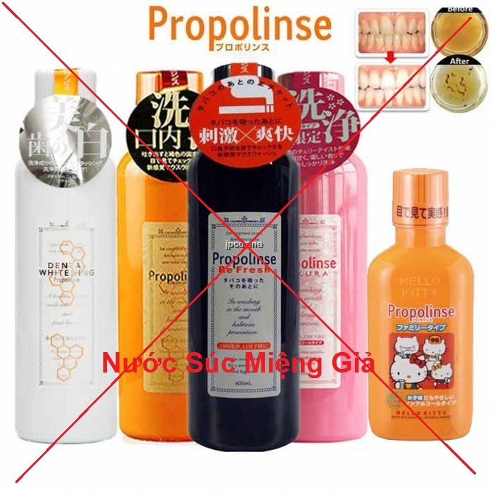 Giật mình nước súc miệng Propolinse giả bán tràn lan trên mạng chỉ 139k