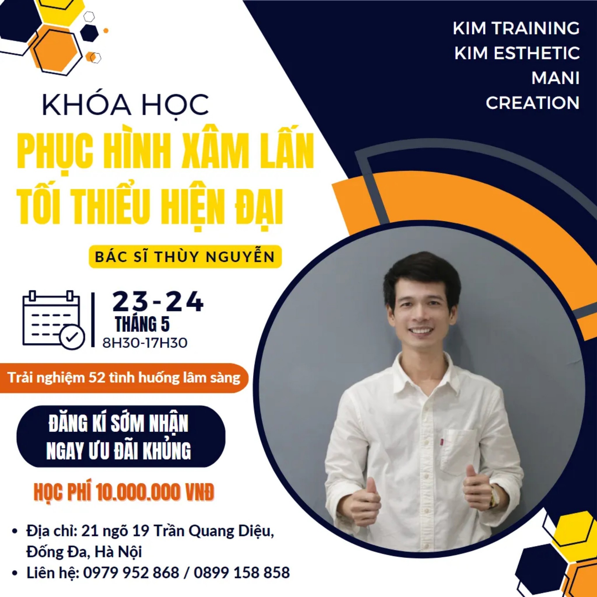 Mở lớp PHỤC HÌNH BẢO TỒN nhóm răng sau với Dr.Thùy