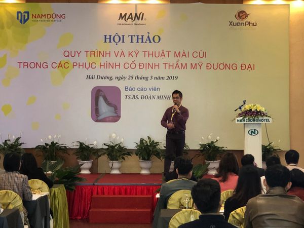 HỘI THẢO QUY TRÌNH VÀ KỸ THUẬT MÀI CÙI TRONG CÁC PHỤC HÌNH CỐ ĐỊNH THẨM MỸ ĐƯƠNG ĐẠI