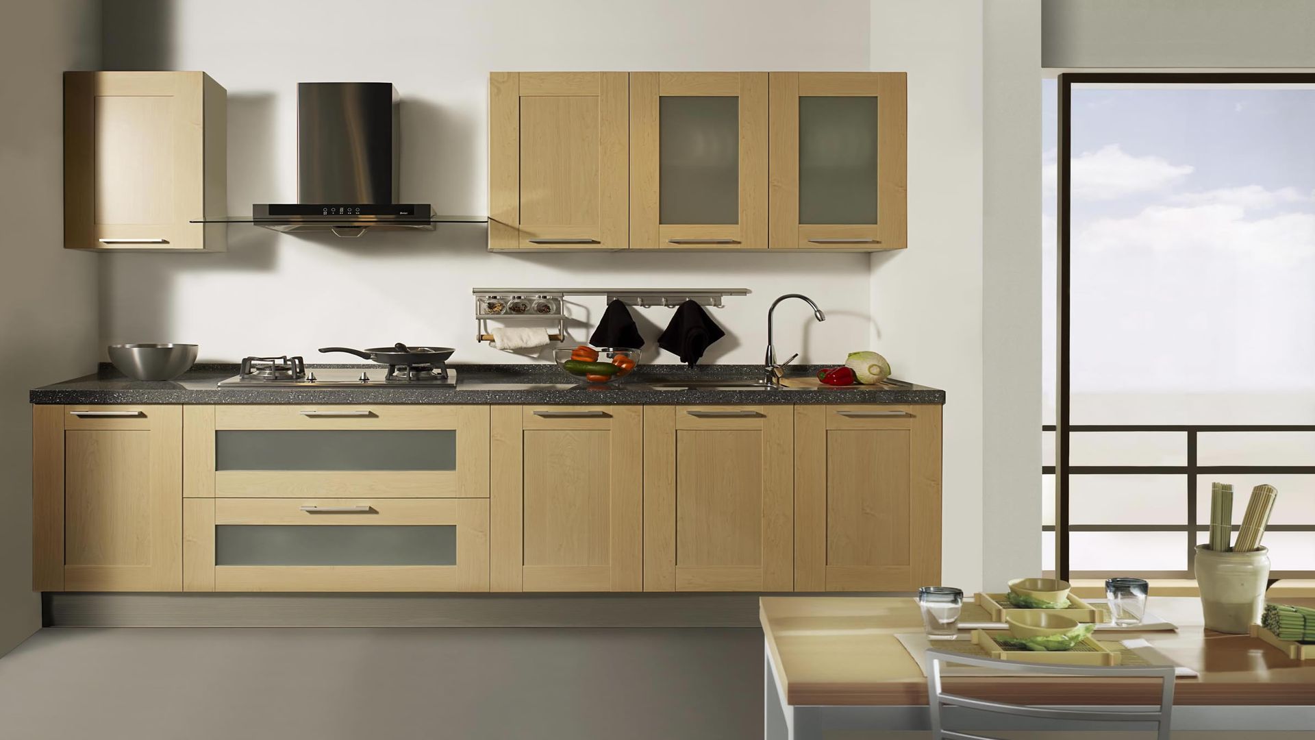 Nội thất White Home - N&ecirc;n chọn  tủ bếp laminate hay  tủ bếp acrylic?