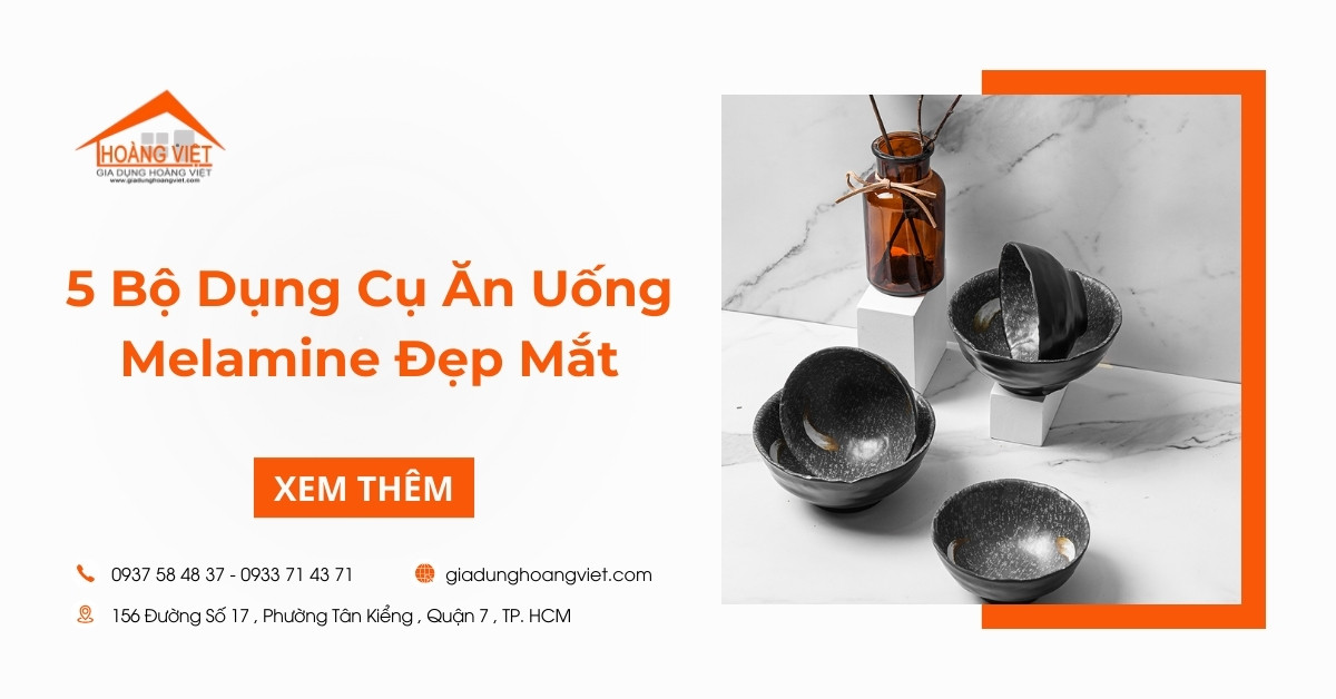 Top 5 Bộ Dụng Cụ Ăn Uống Melamine Đẹp Mắt