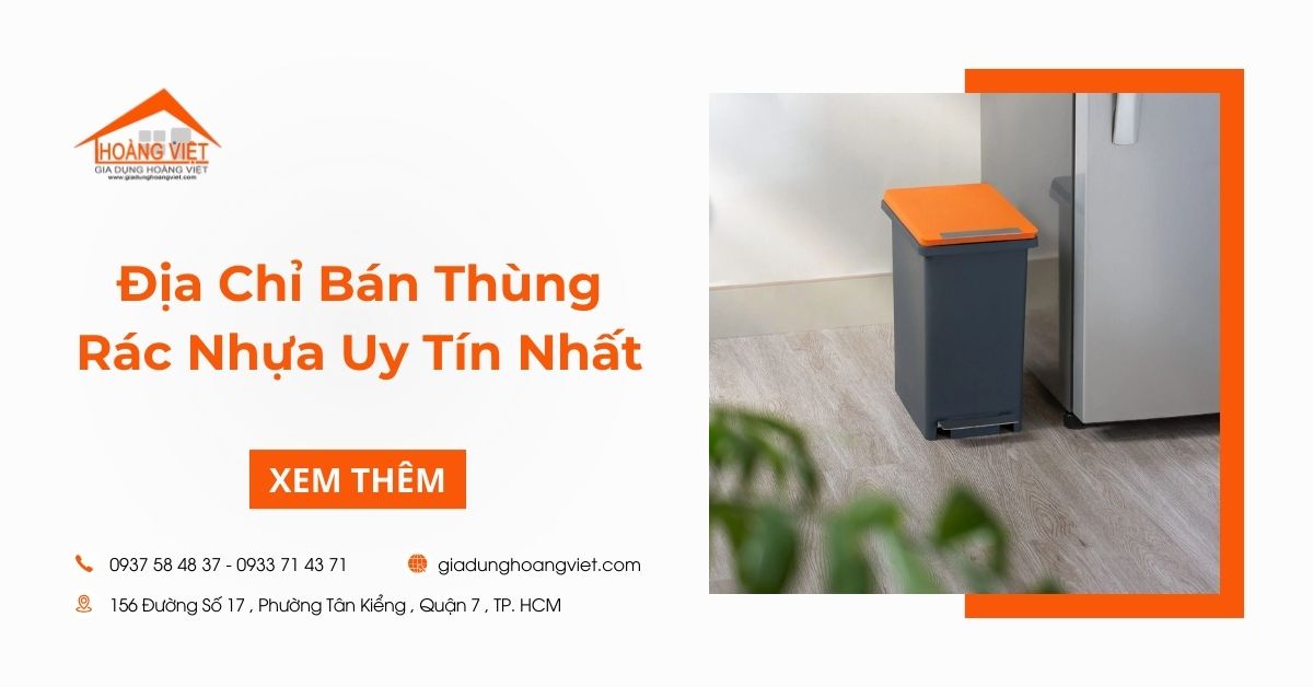 Tổng Hợp Địa Chỉ Bán Thùng Rác Nhựa Uy Tín Nhất