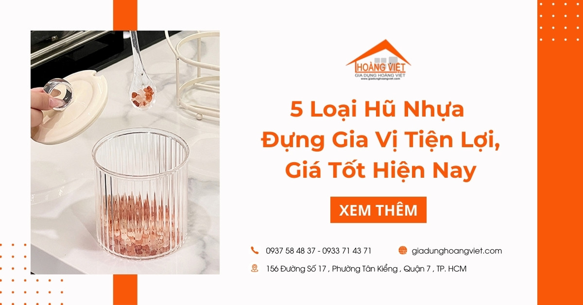 5 Loại Hũ Nhựa Đựng Gia Vị Tiện Lợi, Giá Tốt Hiện Nay