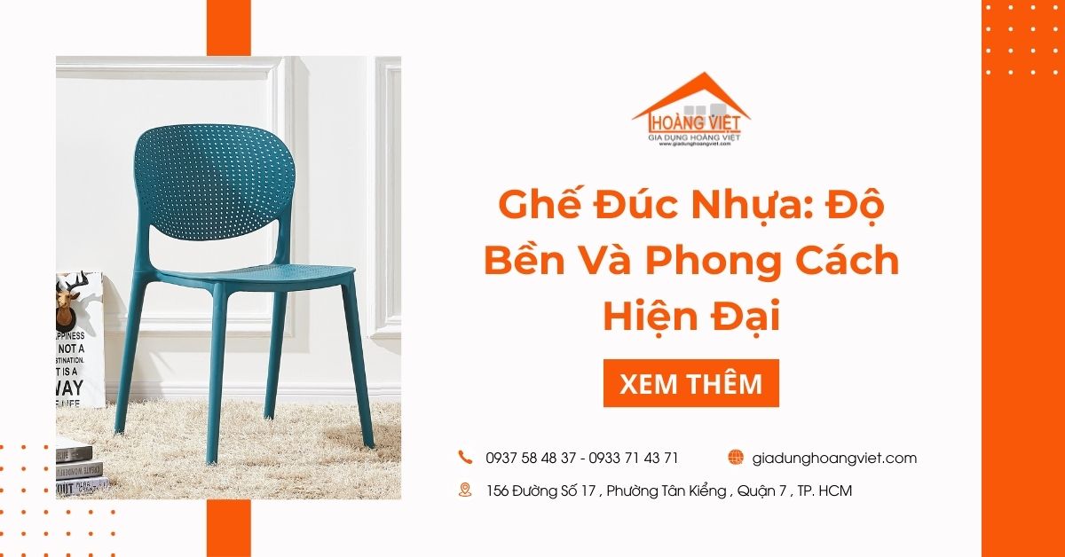 Ghế Đúc Nhựa: Độ Bền Và Phong Cách Hiện Đại
