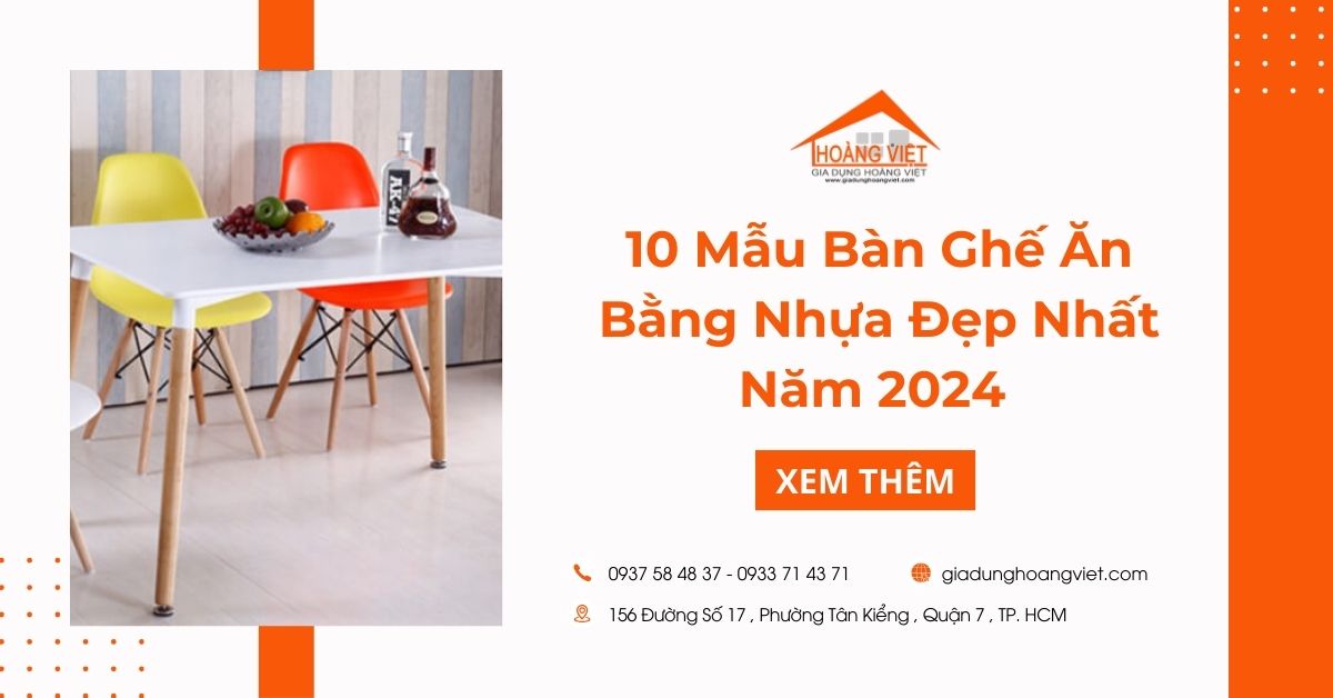 10 Mẫu Bàn Ghế Ăn Bằng Nhựa Đẹp Nhất Năm 2024 Cho Gia Đình Bạn