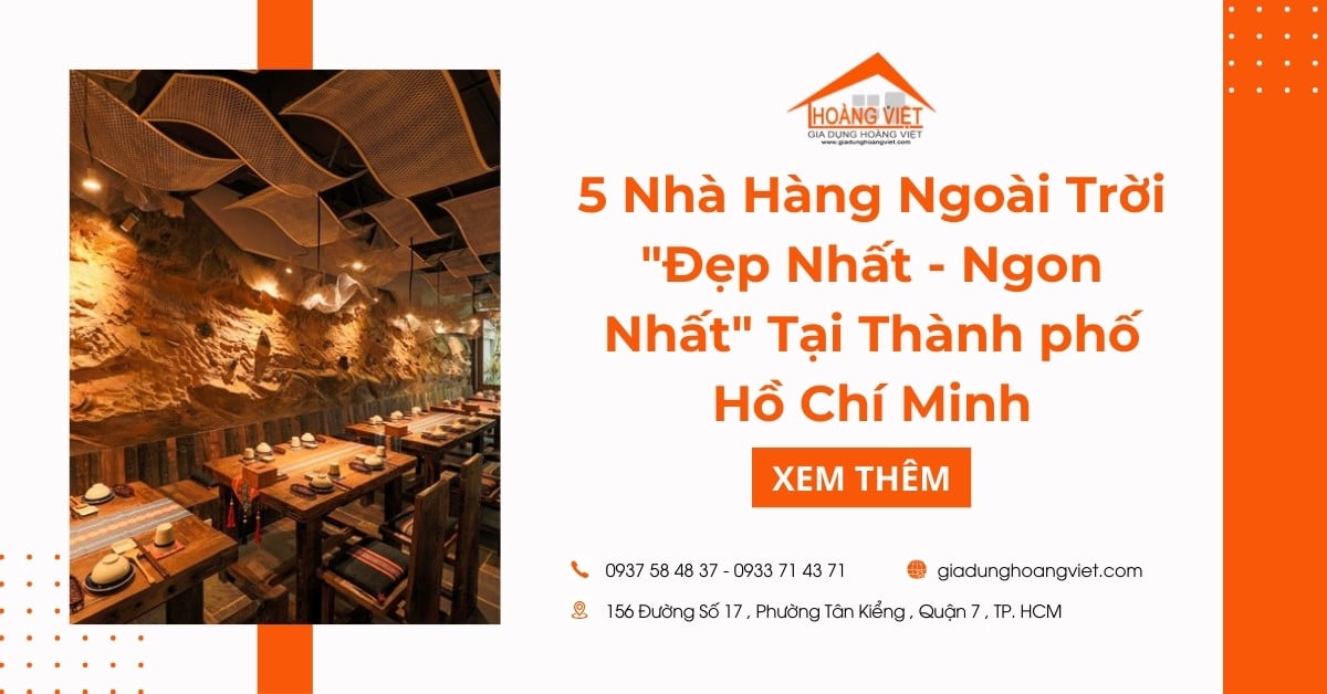 5 Nhà Hàng Ngoài Trời
