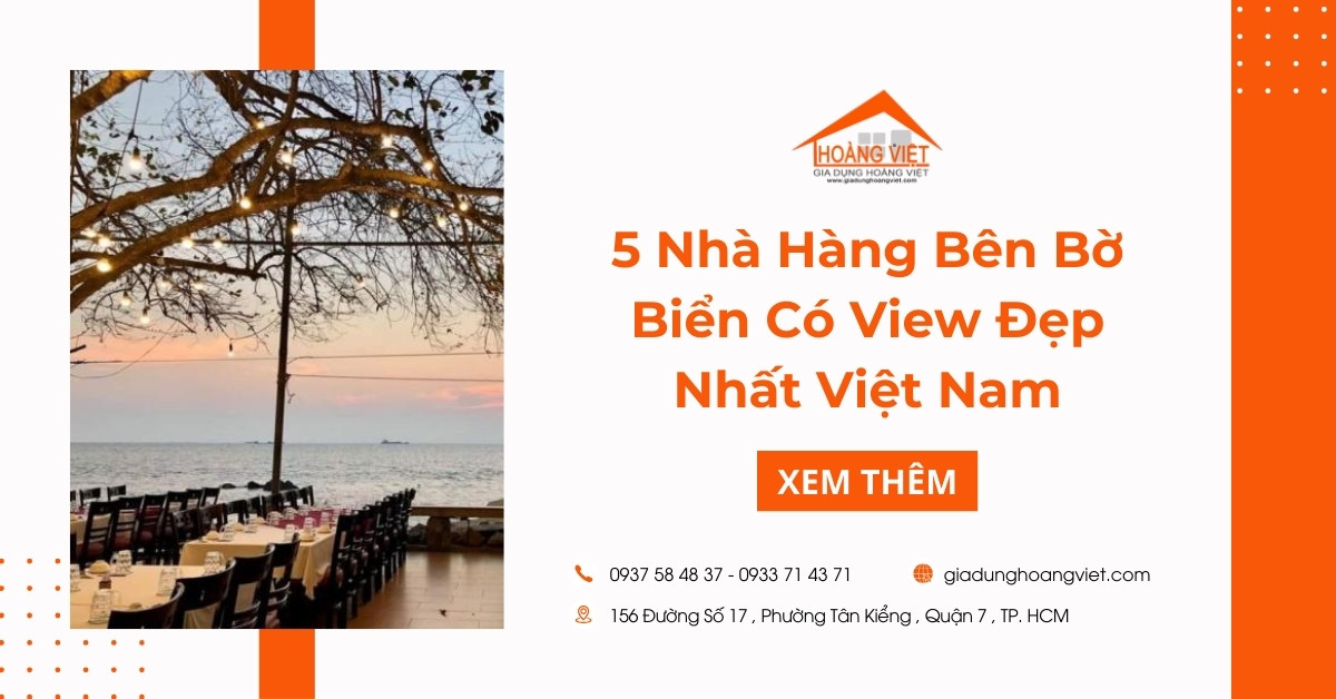 5 Nhà Hàng Bên Bờ Biển Có View Đẹp Nhất Việt Nam