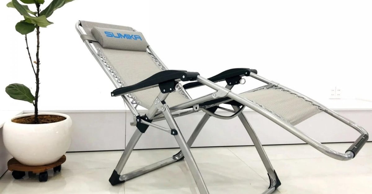 Ghế xếp thư giãn bằng kim loại
