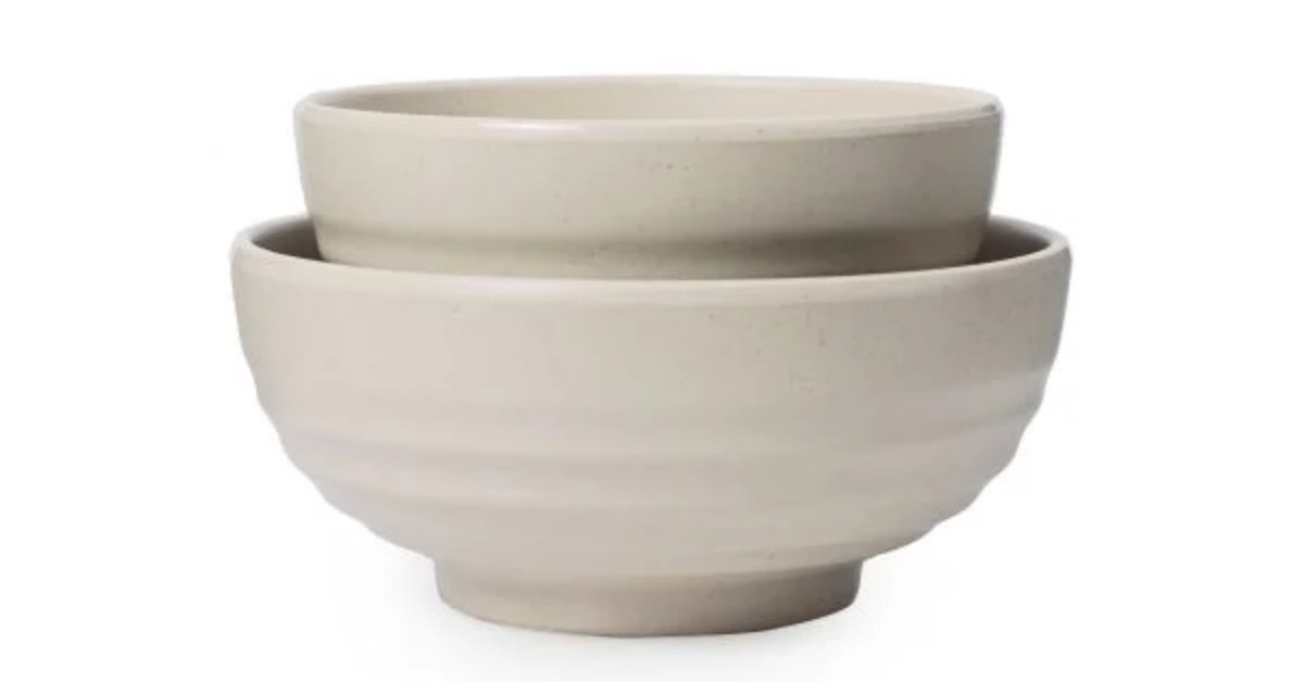 Bộ sưu tập tô chén dĩa melamine nâu nhám