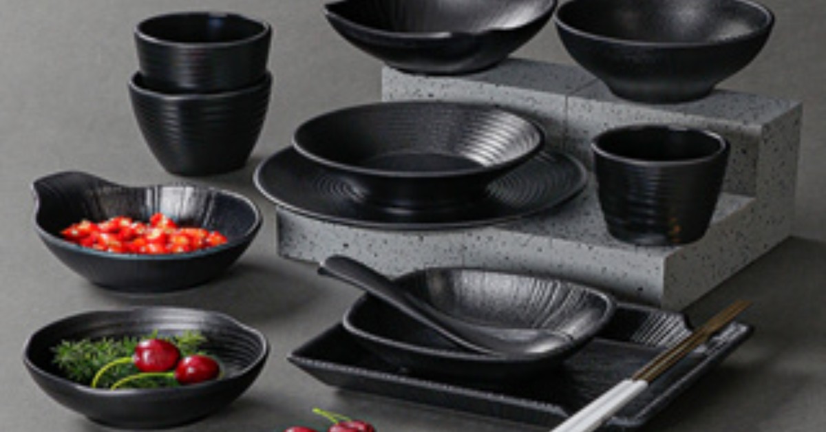 Bộ bát đĩa bằng nhựa melamine