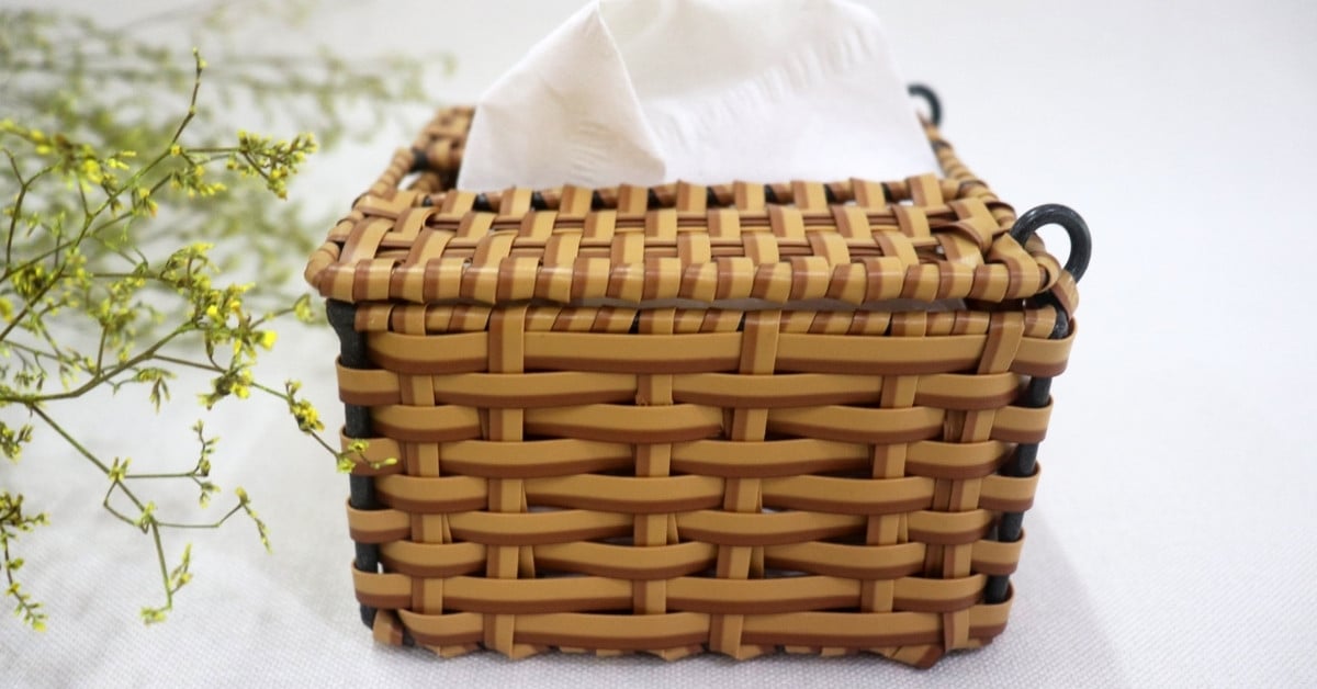 Ứng dụng hộp đựng khăn giấy vuông