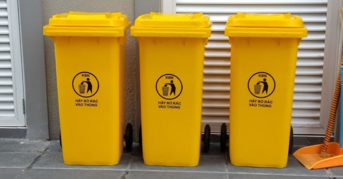 Lợi ích kinh tế của thùng rác nhựa 120L giá rẻ