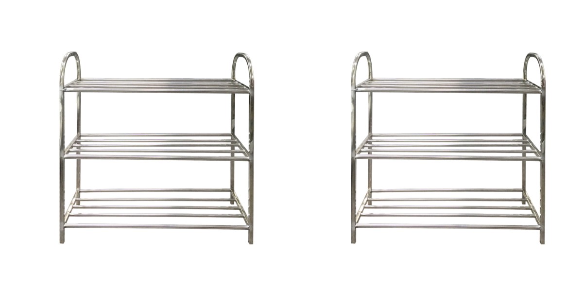 Kệ giày dép inox 3 tầng