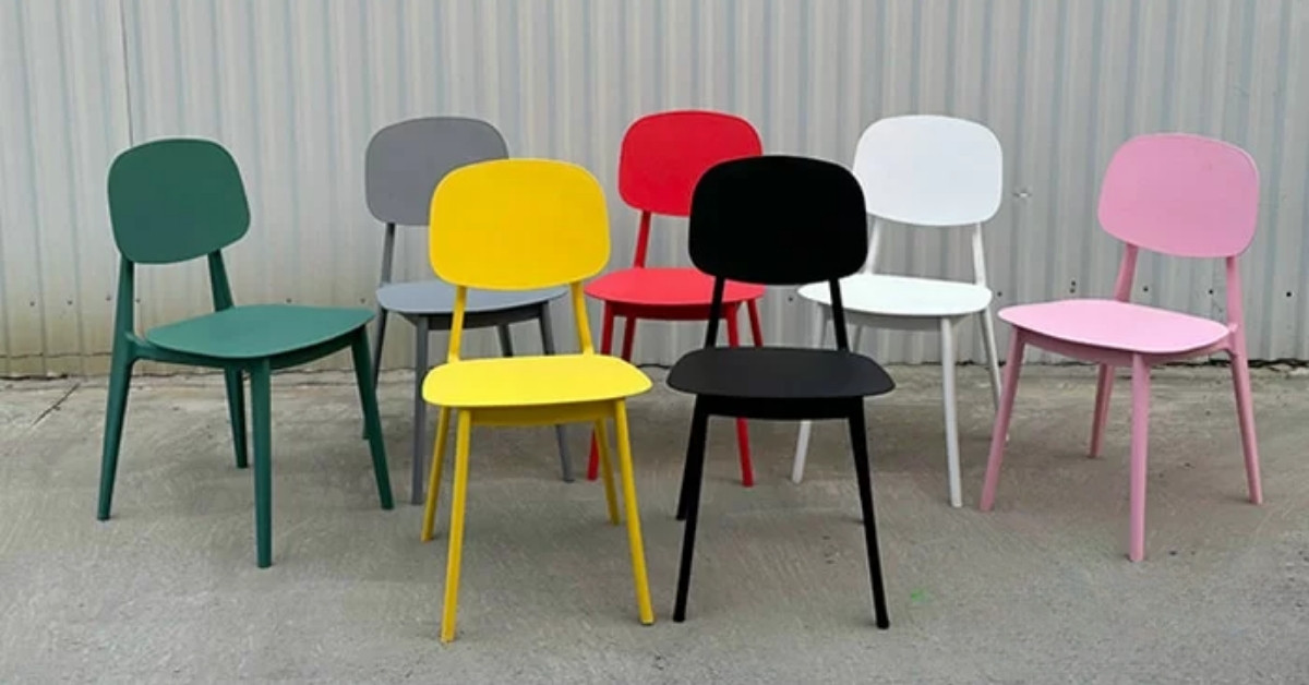 Kinh nghiệm mua ghế nhựa màu_ Những điều cần biết