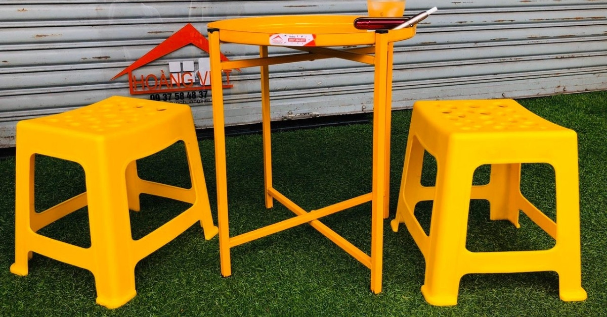 Đặc điểm của bàn ghế nhựa vỉa hè
