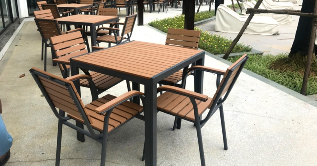 Các mẫu ghế nhựa giả gỗ phổ biến trên thị trường
