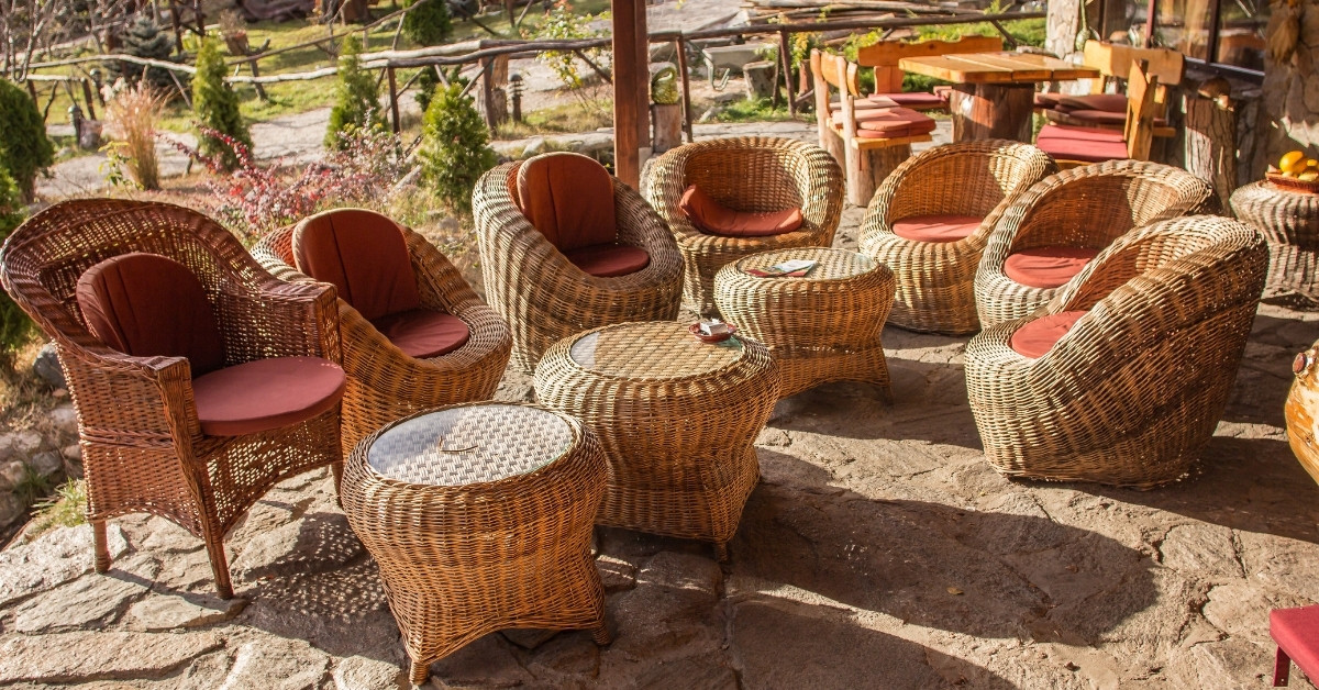 Bộ bàn ghế mây nhựa Modern Retreat