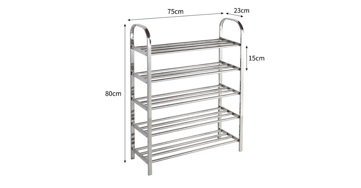 Chọn mua kệ giày dép inox có chất liệu chắc chắn