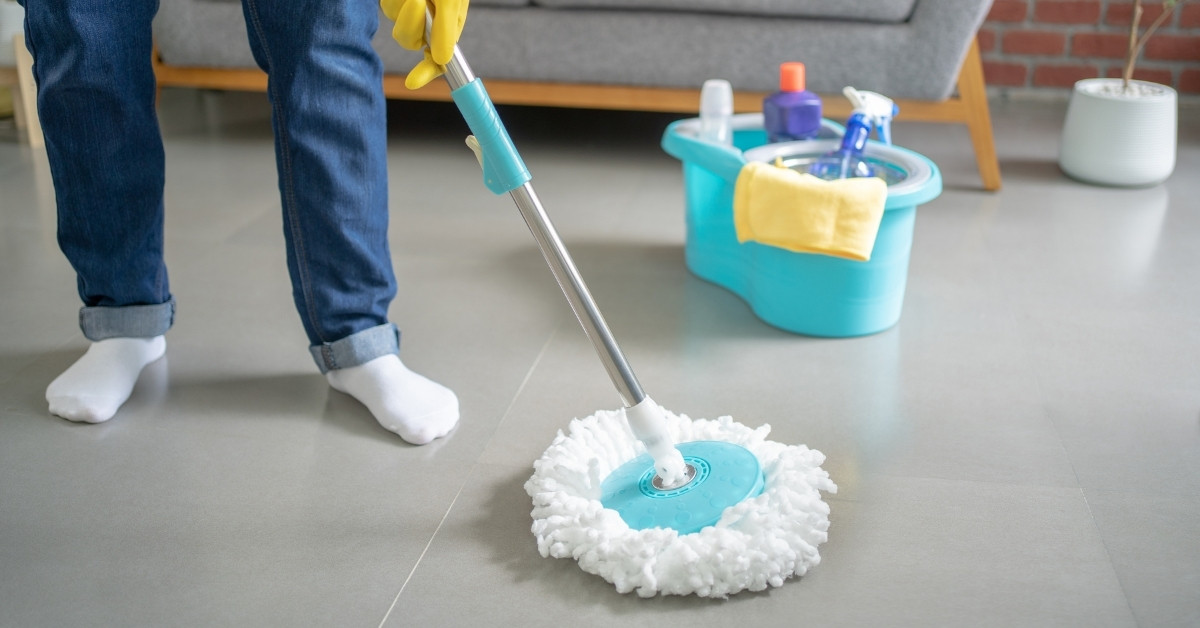 Hướng dẫn sử dụng bộ chổi lau nhà 360 độ