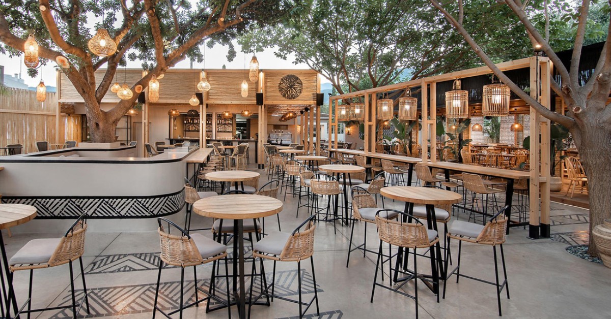 Thiết kế quán quán cafe phong cách sân vườn